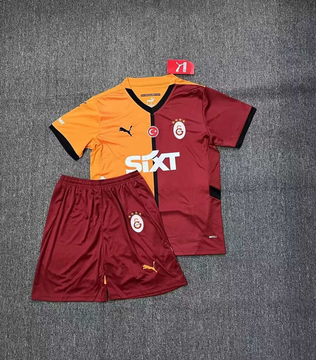 Kids-Galatasaray 24/25 Home Soccer Jersey
